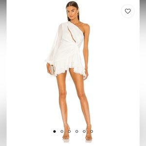 x REVOLVE Sunny Mini Dress in White
Michael Costello size xs